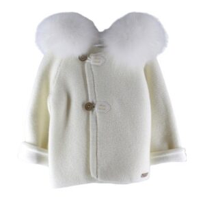 Cappottino in lana con cappuccio