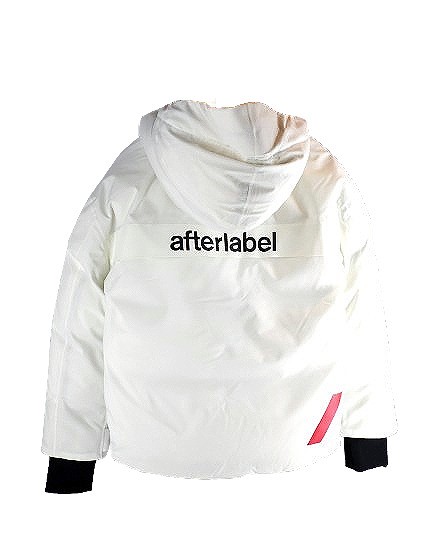 Giubbotto in tessuto tecnico con logo sul retro