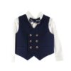 BEFEEDF6DCE49CE3E5AD7BC49199C070_ Completo camicia, gilet con papillon, bermuda e coppola