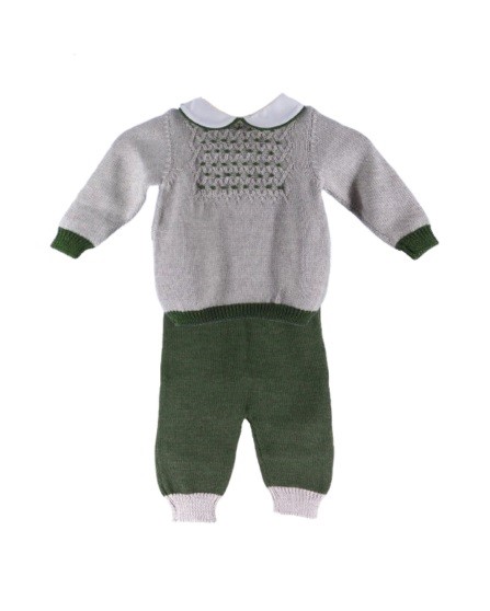 Completo due pezzi con punto smock