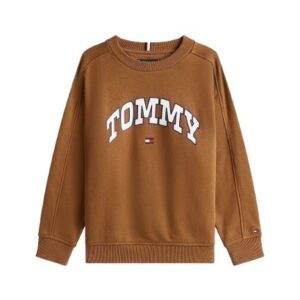 Varsity raised print sweatshir