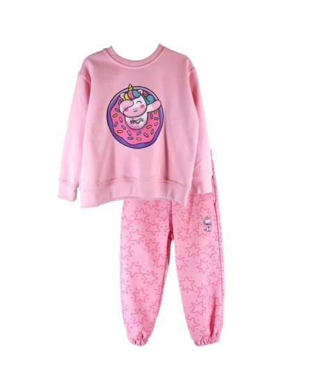 Completo felpa e pantalone unicorno