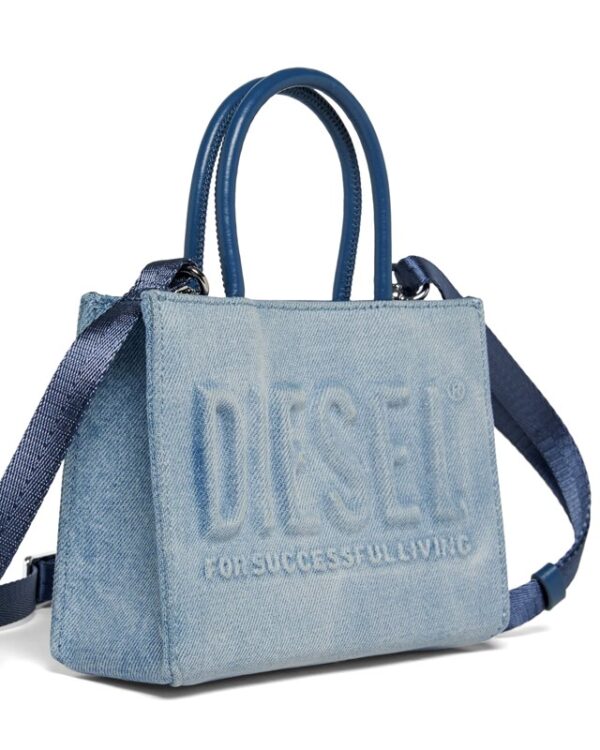 Mini borsa shopper con logo diesel 3d