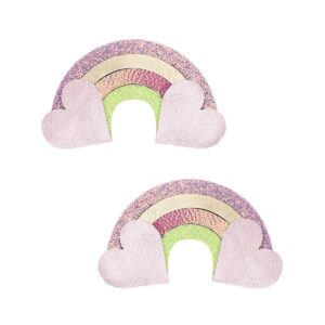 Facchetto 2 fermagli rainbow clic clacs