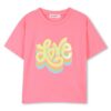T-shirt mezza manica con stampa love