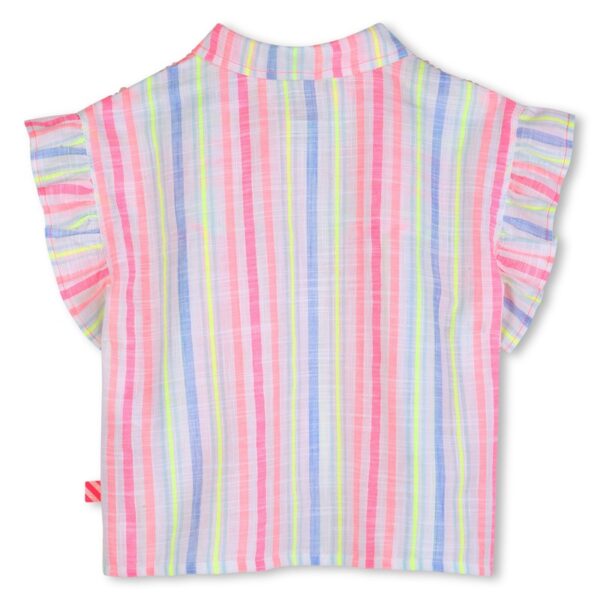 Camicetta a righe con paoilettes