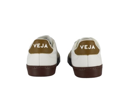 Sneaker in pelle organica con lacci elastici