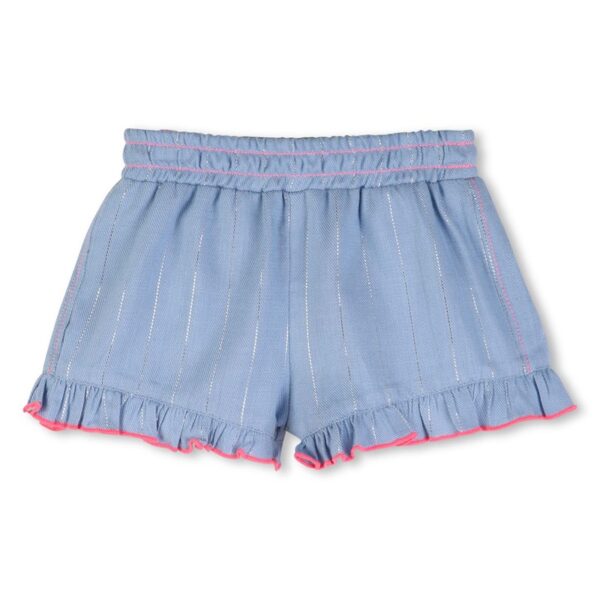 Short in denim a righe