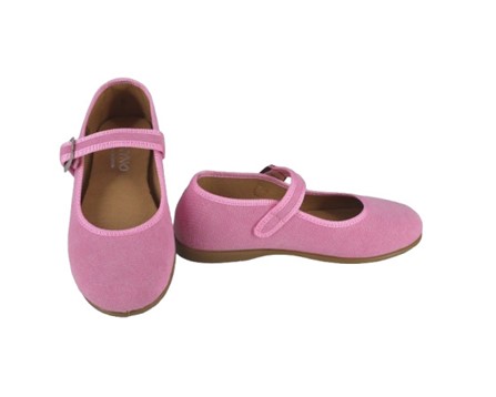 Ballerina in tela con fibbia