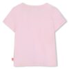 T-shirt mezza manica con stampa e pailettes