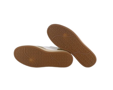 Sneaker in pelle e camoscio con lacci