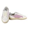 Sneaker in pelle e camoscio con lacci