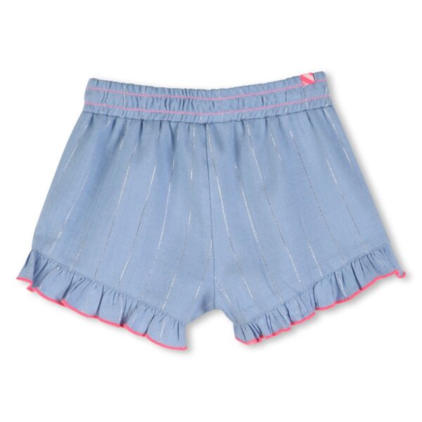 Short in denim a righe