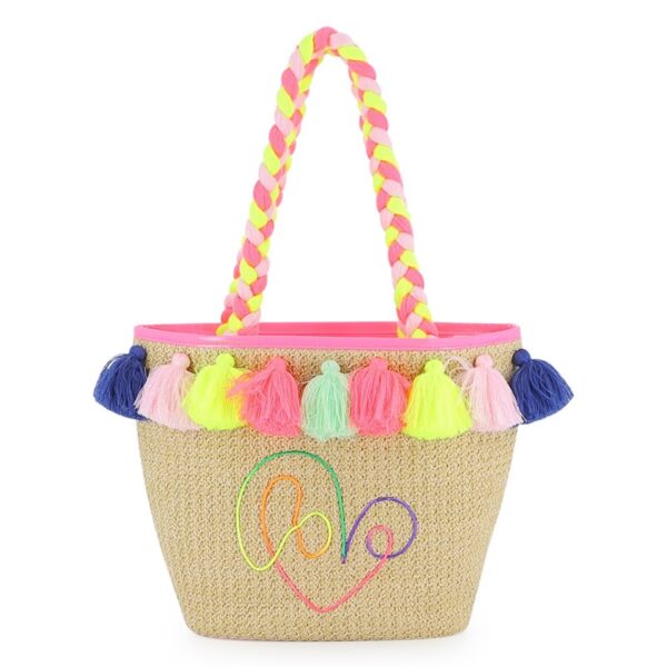 Borsa con nappine colorate