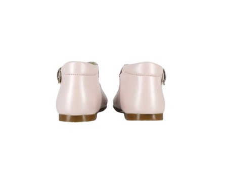 Ballerina in pelle con cinturino