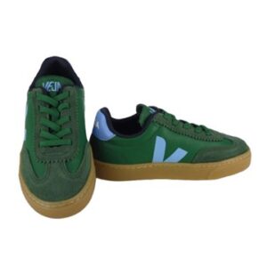 Sneaker in pelle organica con lacci elastici