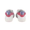 Sneaker primo passo in pelle con doppio velcro
