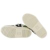 Sneaker in pelle organica con triplo velcro