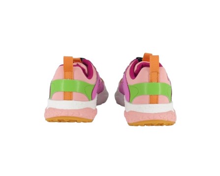 Sneakers in ecopelle e tessuto tecnico