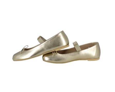 Ballerina in pelle laminata