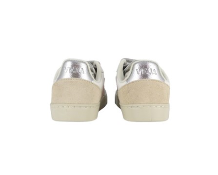 Sneaker in pelle organica con triplo velcro