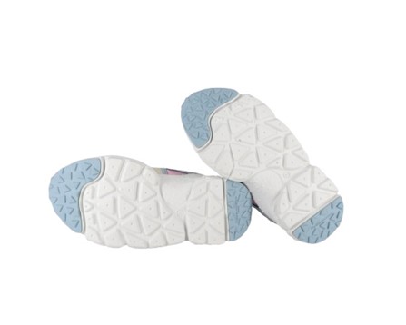 Sneakers in ecopelle e tessuto tecnico