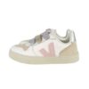 Sneaker in pelle organica con triplo velcro