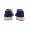 Sneaker in pelle con doppio velcro