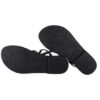 Sandalo in pelle con borchie e fibbia