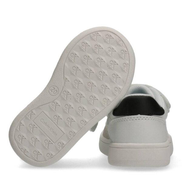 0F10F738EBE3187ECB2FB6181D245328_ Sneaker in ecopelle con doppio velcro