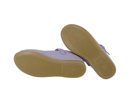 Ballerina in tela con fibbia