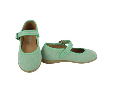 Ballerina in tela con fibbia