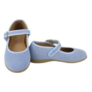 Ballerina in tela con fibbia