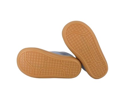 Sneaker primo passo in tela con lacci