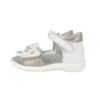 Sandalo primo passo in pelle con doppio velcro