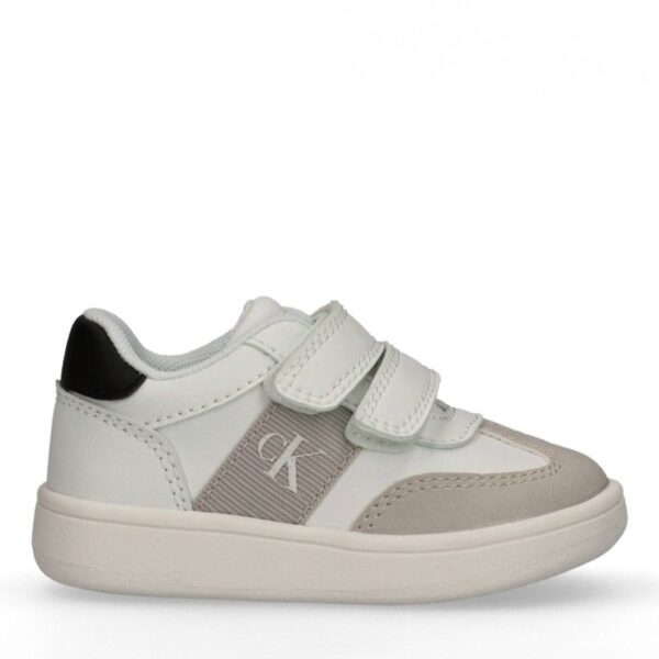 304FB5FE3D1A45357D501837A169D1C7_ Sneaker in ecopelle con doppio velcro