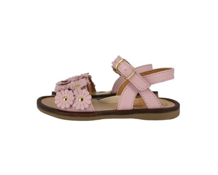 Sandalo con fiorellini e fibbia