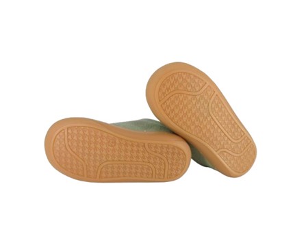 Sneaker primo passo in tela con lacci