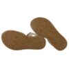 Sandalo in pelle laminata con fibbia