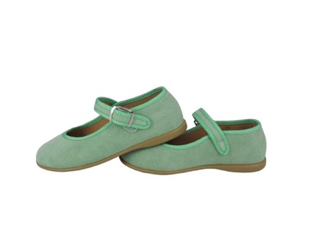 Ballerina in tela con fibbia