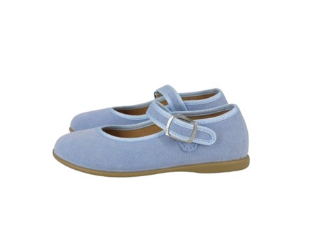 Ballerina in tela con fibbia