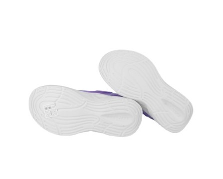 Scarpa ginnica con micro glitter velcro e lacci con led