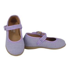 Ballerina in tela con fibbia