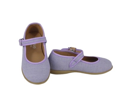 Ballerina in tela con fibbia