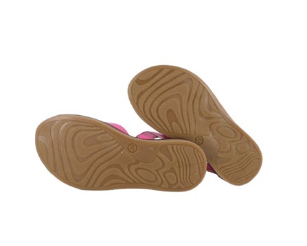 Sandalo in pelle con fibbia