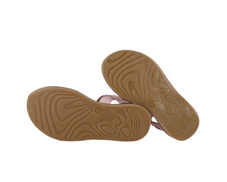 Sandalo fascia micro glitter e pelle con fibbia