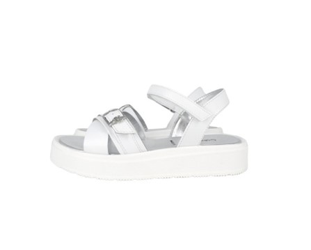 9B29464F3CABDD79C109937FD503D96F_ Sandalo in similpelle con velcro