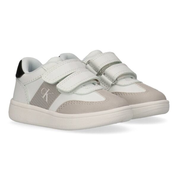 A64DB0CEBF1FB469DFA8732E387DA7FC_ Sneaker in ecopelle con doppio velcro