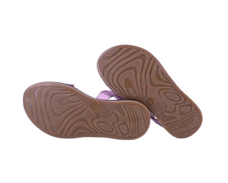 Sandalo con fiorellini e fibbia