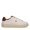 Sneaker in eco pelle con lacci